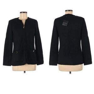 ST. JOHN COLLECTION Black Wool Jacket 